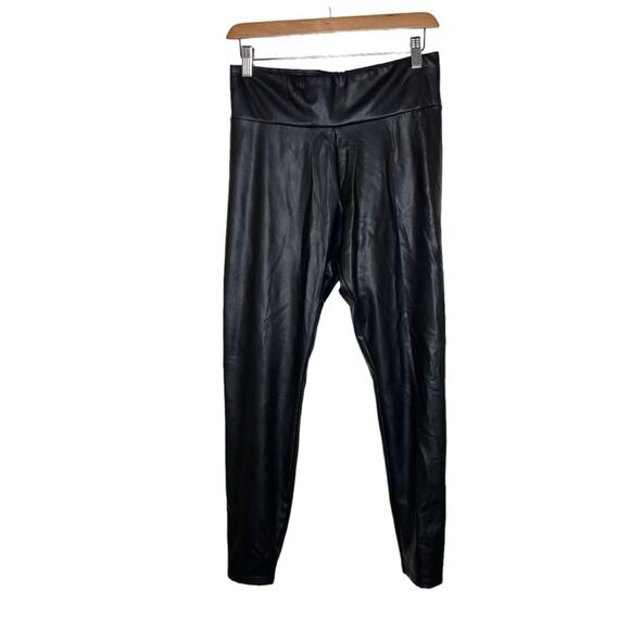 Express Legging High Rise Faux Leather Black Leggings Pants‎ Women’s Size Medium - Picture 10 of 10